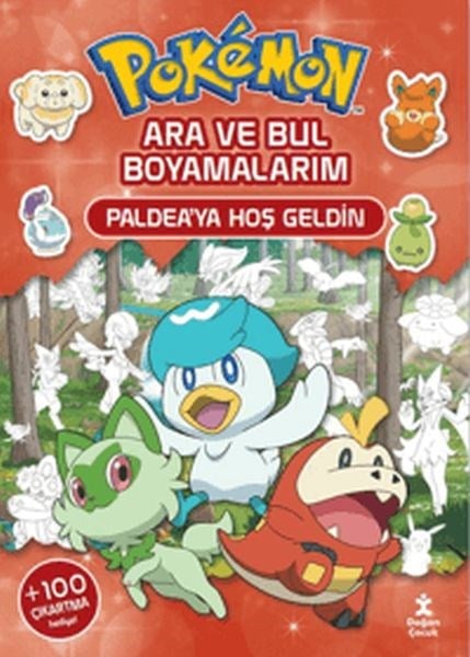 Pokemon-Ara ve Bul Boyamalarım - Paldea'ya Hoş Geldin