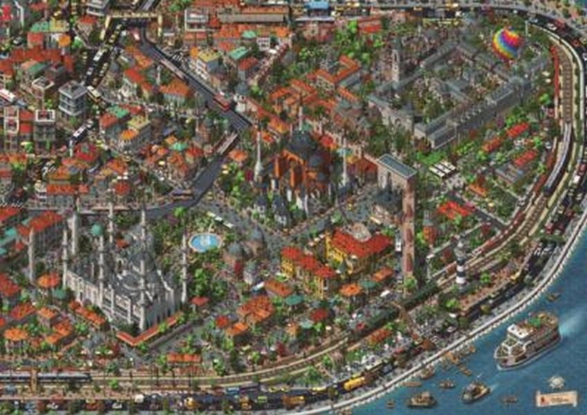 Puzzle 3000 Parça Fractal İstanbul