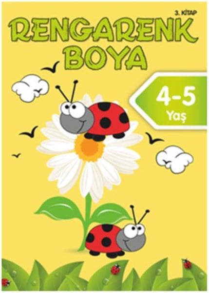 Rengarenk Boya 4-5 Yaş 3. Kitap