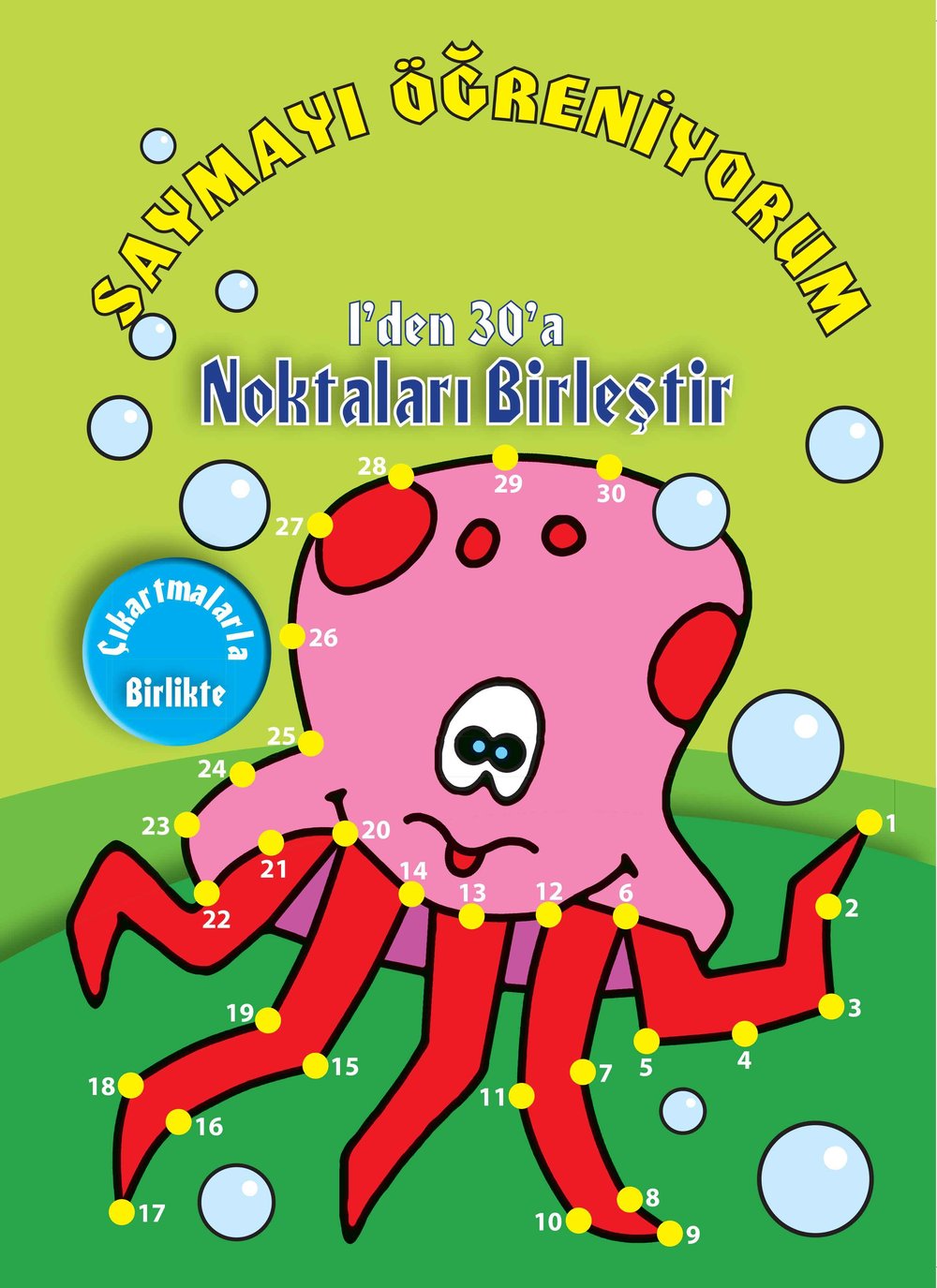 Saymayı Öğreniyorum 1'den 30'a Noktaları Birleştir