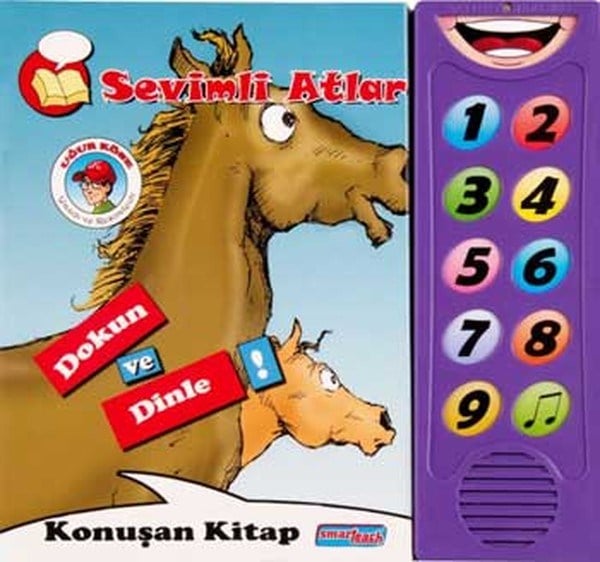 Sevimli Atlar  Dokun ve Dinle Konuşan Kitap