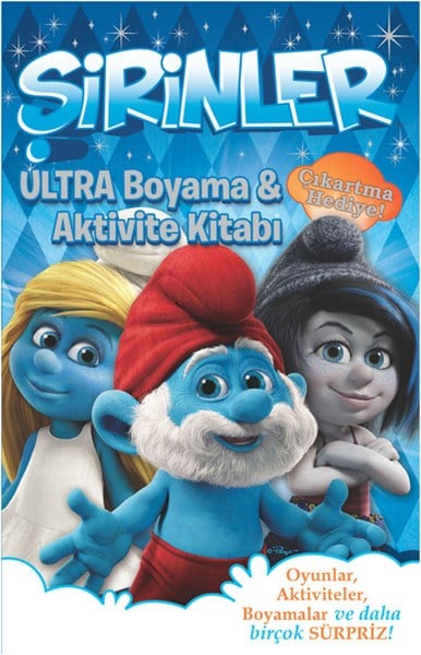 Şirinler - Ultra Boyama ve Aktive Kitabı