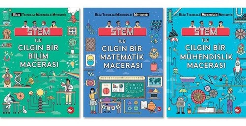 Stem ile Çılgın Maceralar Seti (3 Kitap Takım)