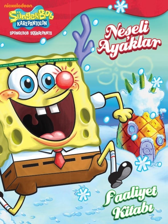 Süngerbob Karepantolon Neşeli Ayaklar - Faaliyet Kitabı