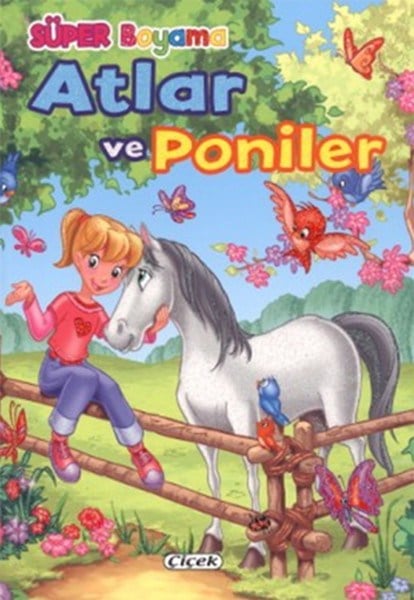 Süper Boyama-Atlar Ve Poniler-2