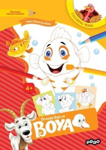 Süper Boyama Kitabı 2 - Örneğe Bak ve Boya