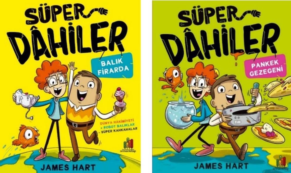 Süper Dahiler Kahkaha Kitap Seti (2 Kitap)