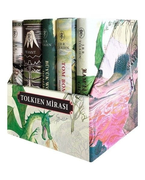 Tolkien Mirası Seti-5 Kitap Takım Kutulu -  Ciltli 5 Kitap
