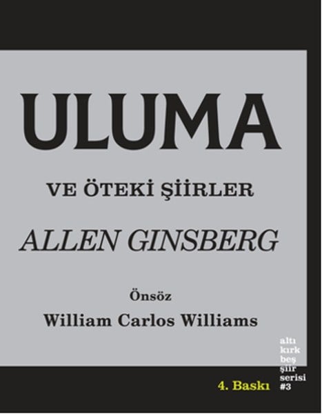 Uluma ve Öteki Şiirler (küçük boy)