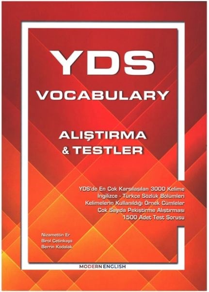 YDS Vocabulary - Alıştırma & Testler