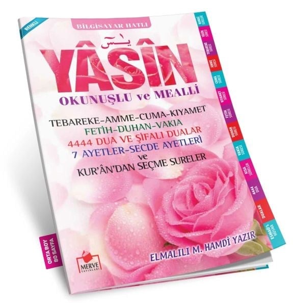 Yasin Okunuşlu ve Mealli Bilgisayar Hatlı Pembe (Orta Boy)