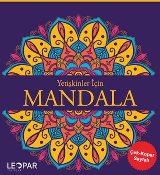 Yetişkinler İçin Mandala - Mor