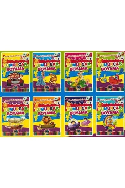 Yumurcak Boyama (8 Kitap Set)