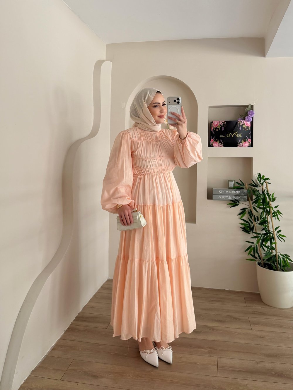 Büzgülü Holly Elbise 