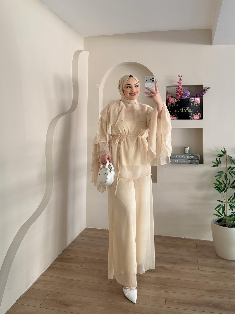 Chloe Tül Detay Takım 