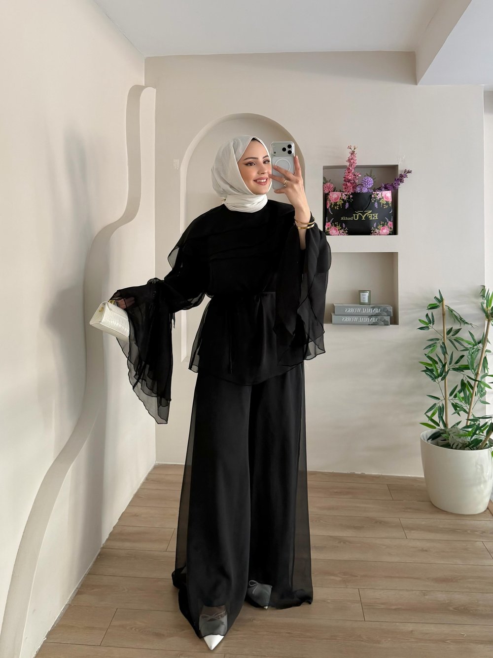 Chloe Tül Detay Takım 
