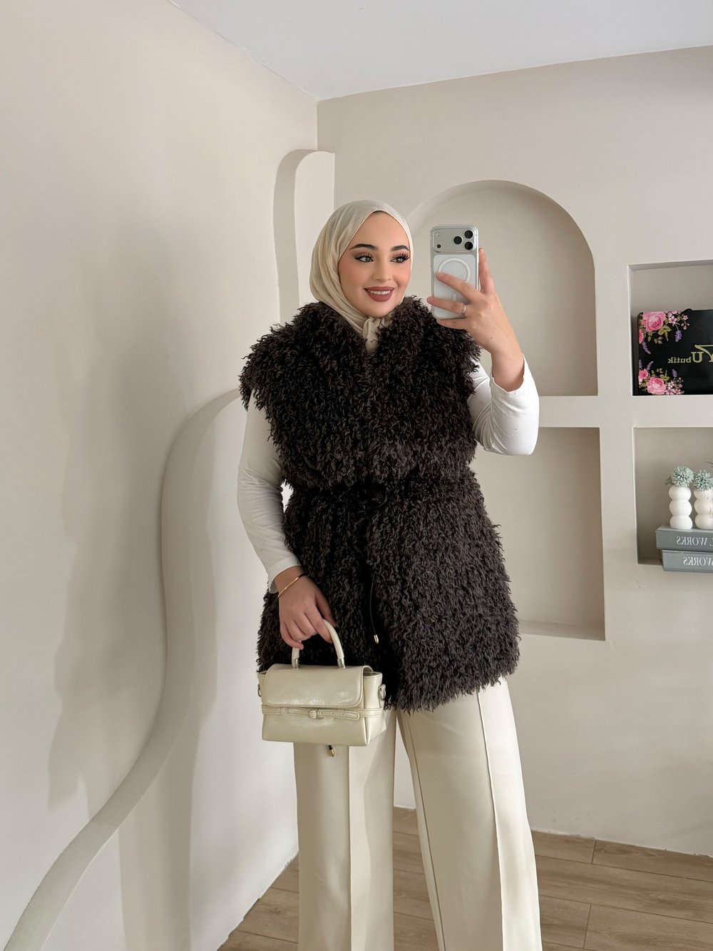 Curly Peluş Yelek