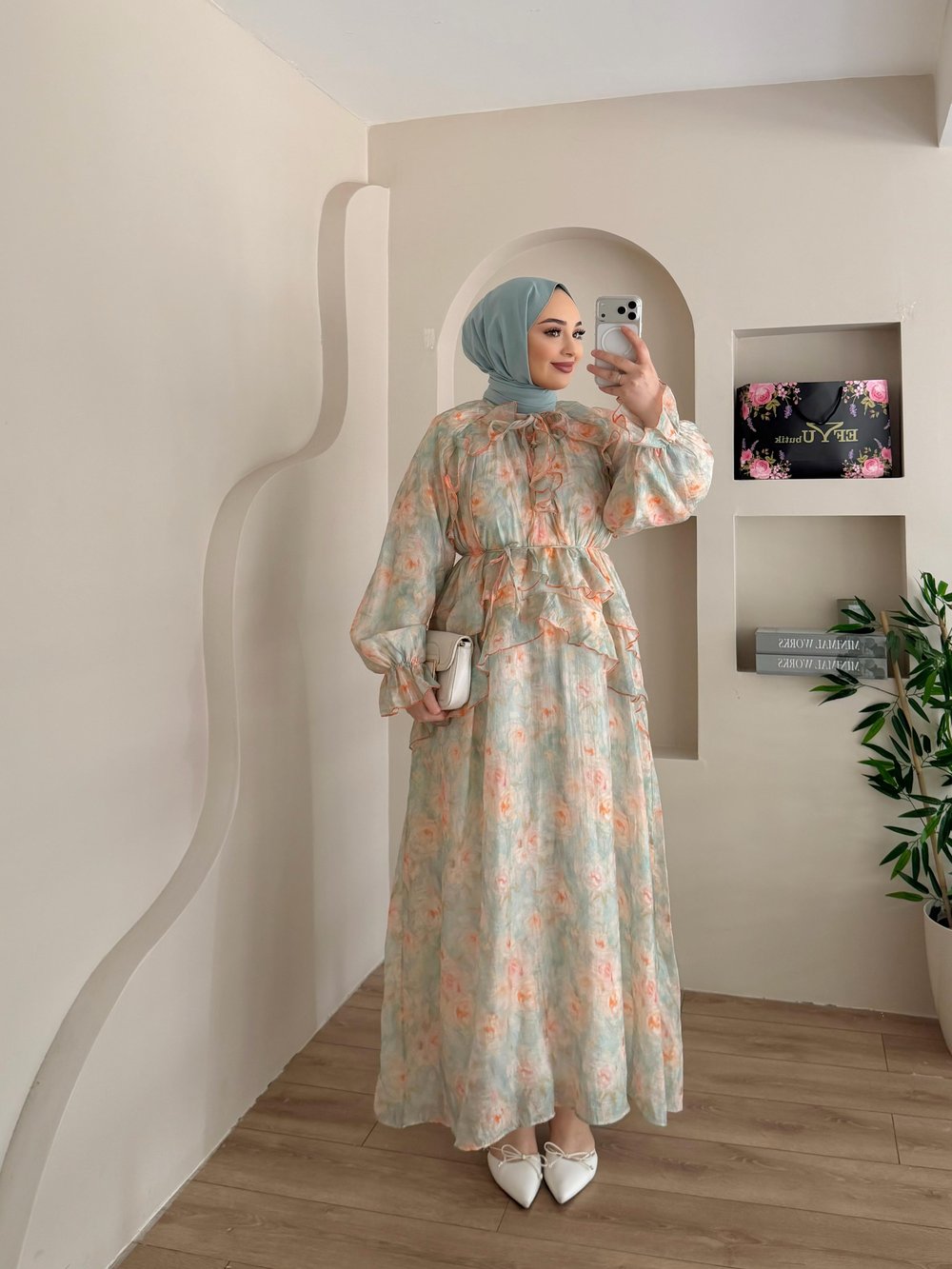 Eliora Fırfırlı Elbise 