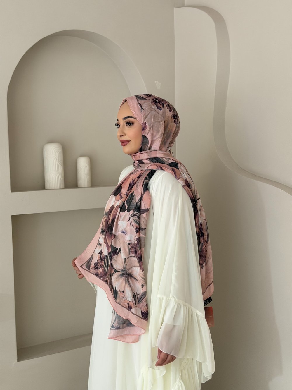 Floral Desenli Şal