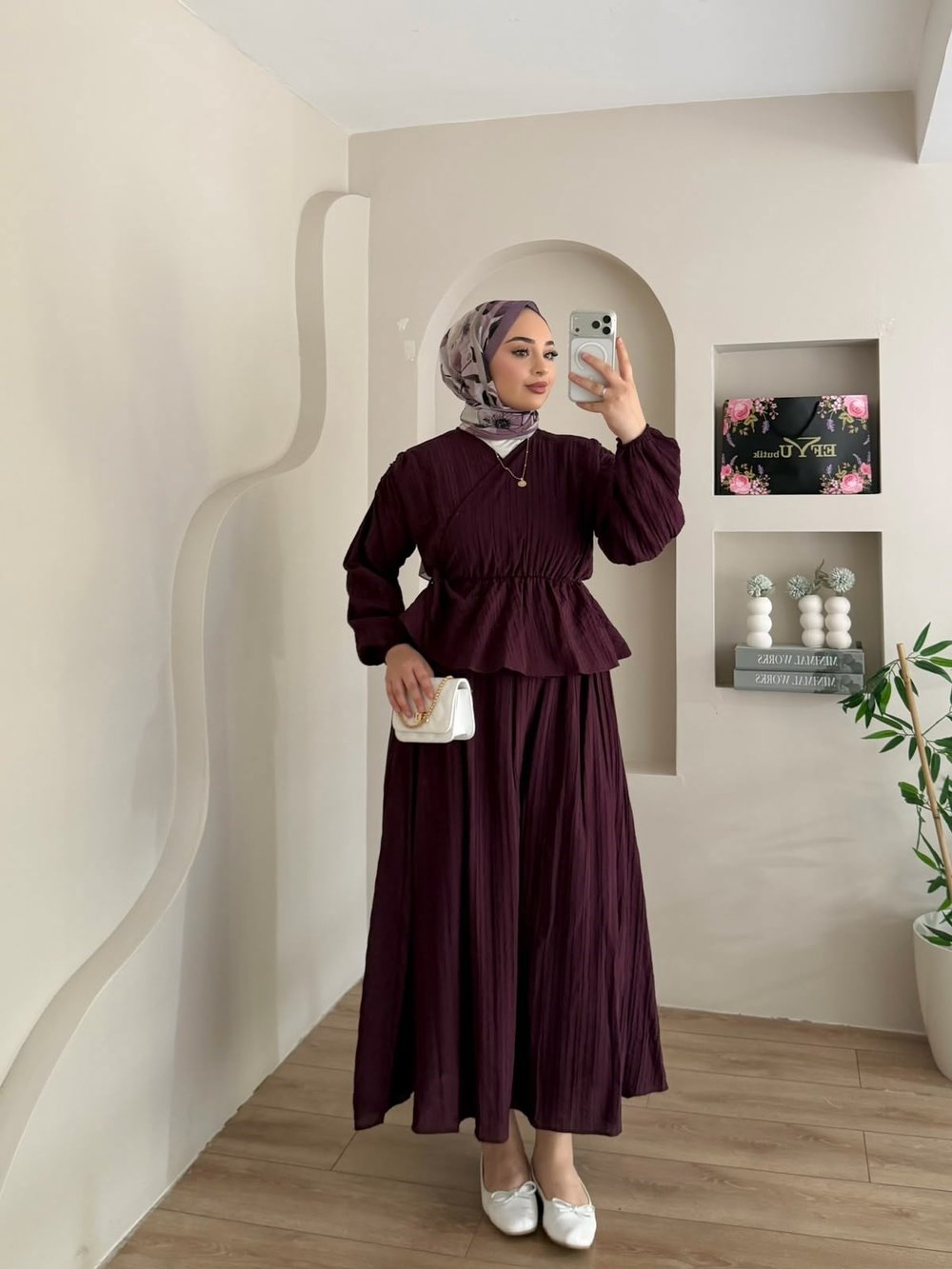 Grace Büzgülü Etekli Takım