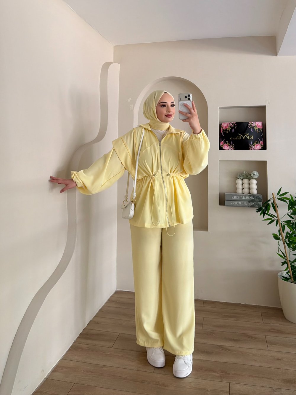Hanna Fermuarlı İkili Takım