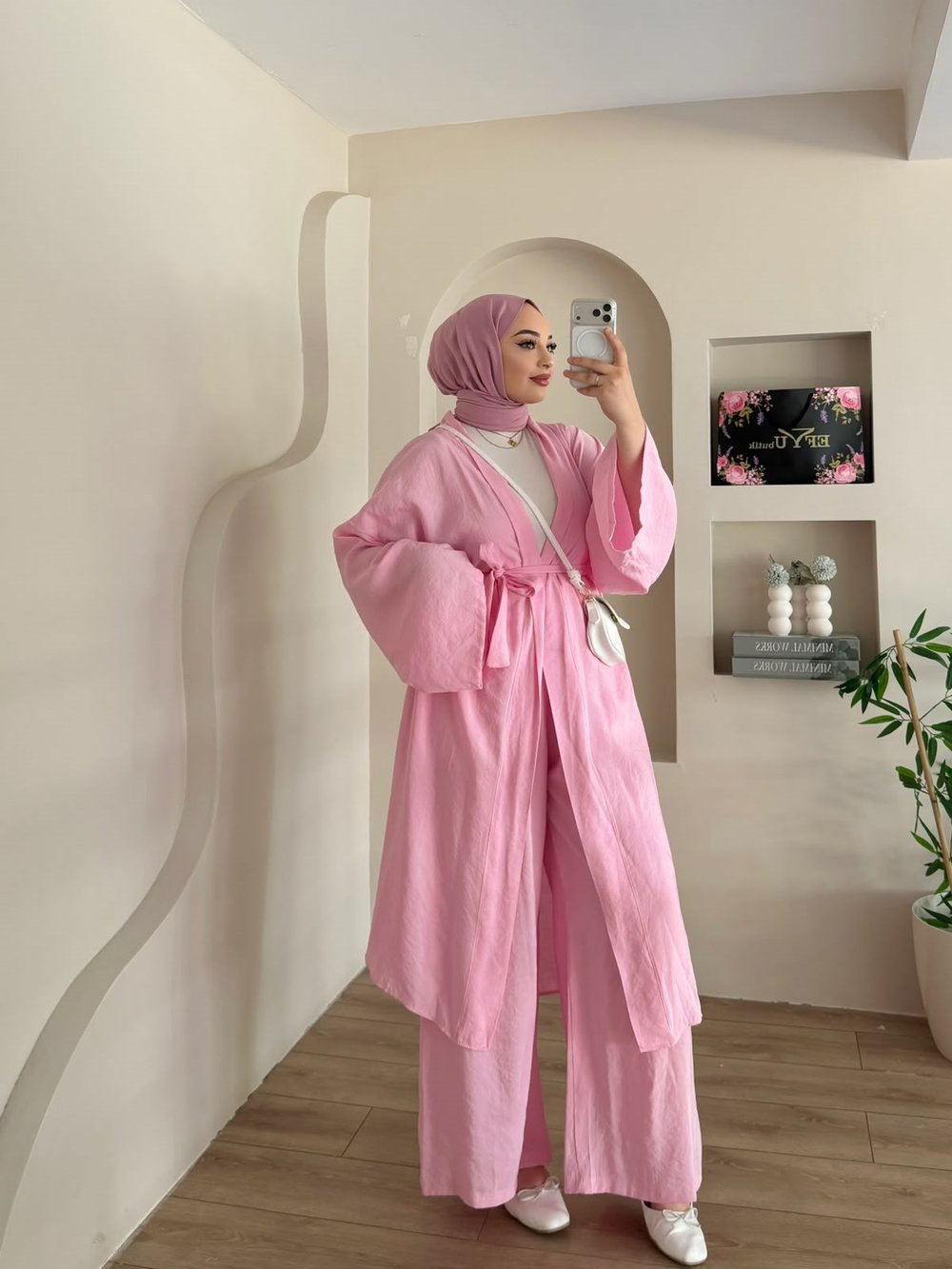 İvory Kimona Takım