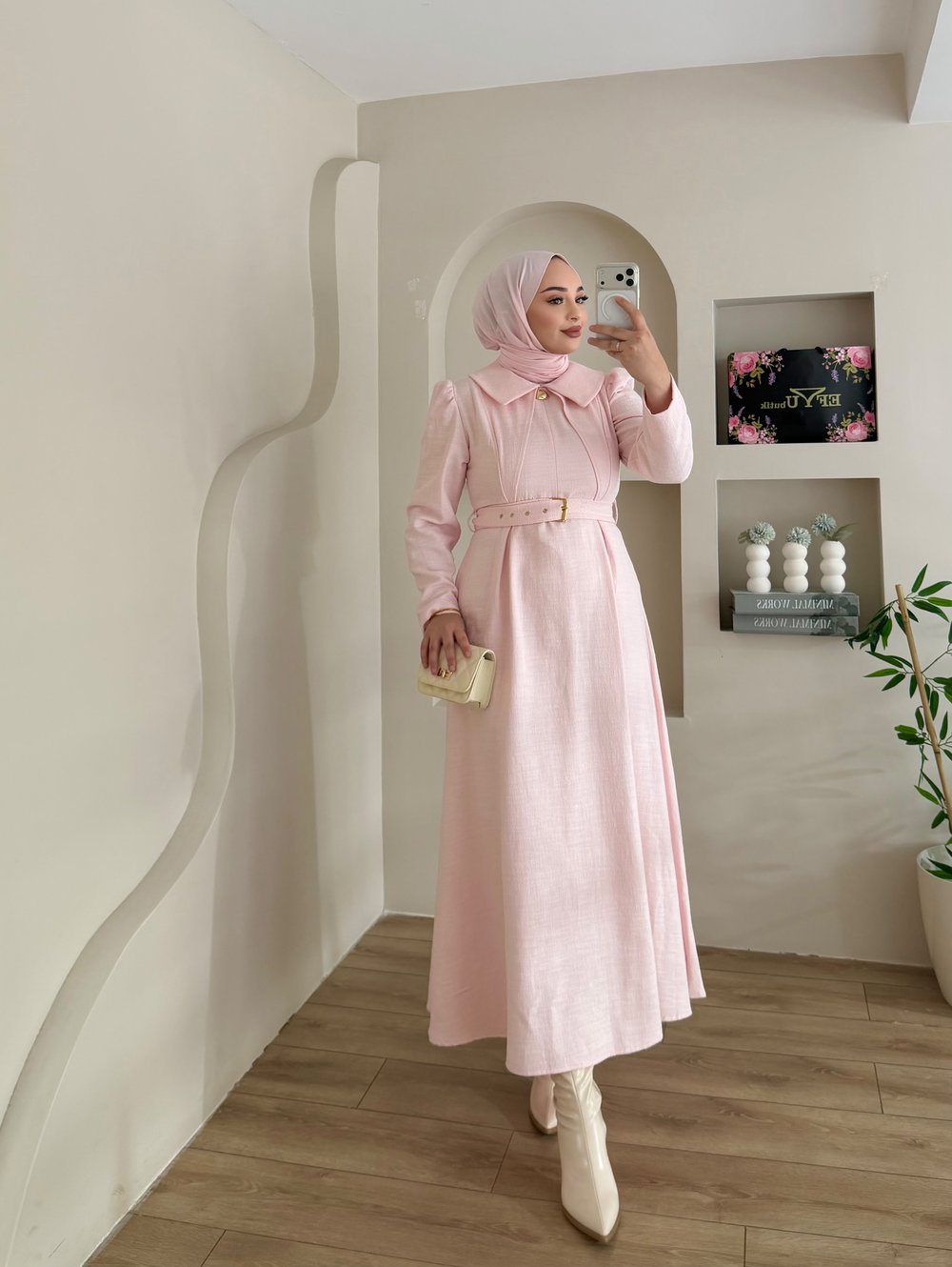 Jamila Kemerli Elbise 