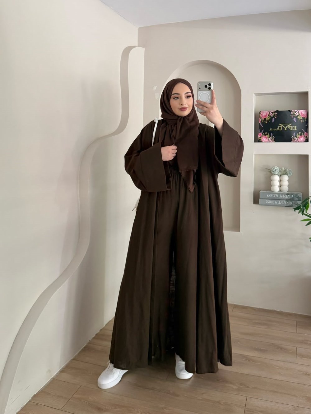 Mahra Üçlü Abaya Takım