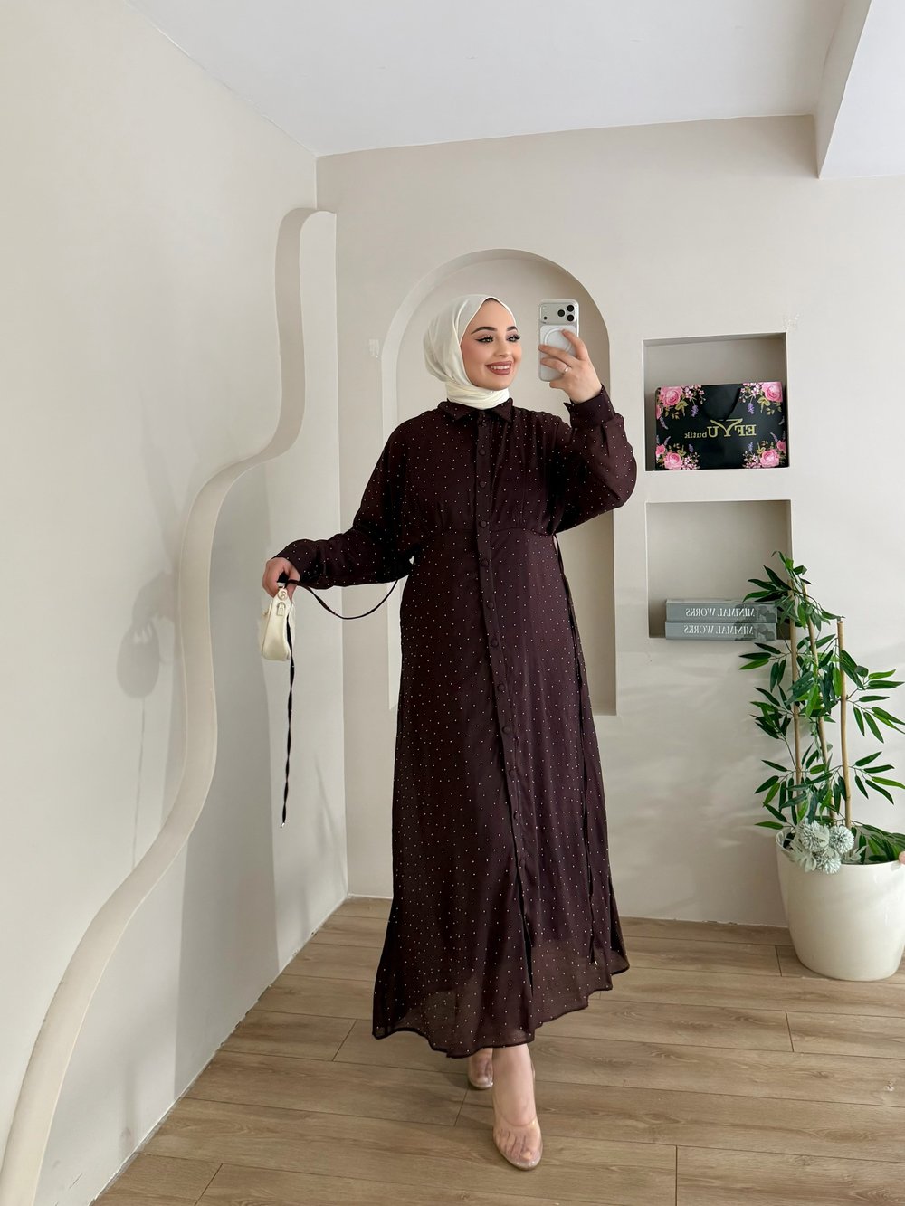 Monica Taşlı Elbise