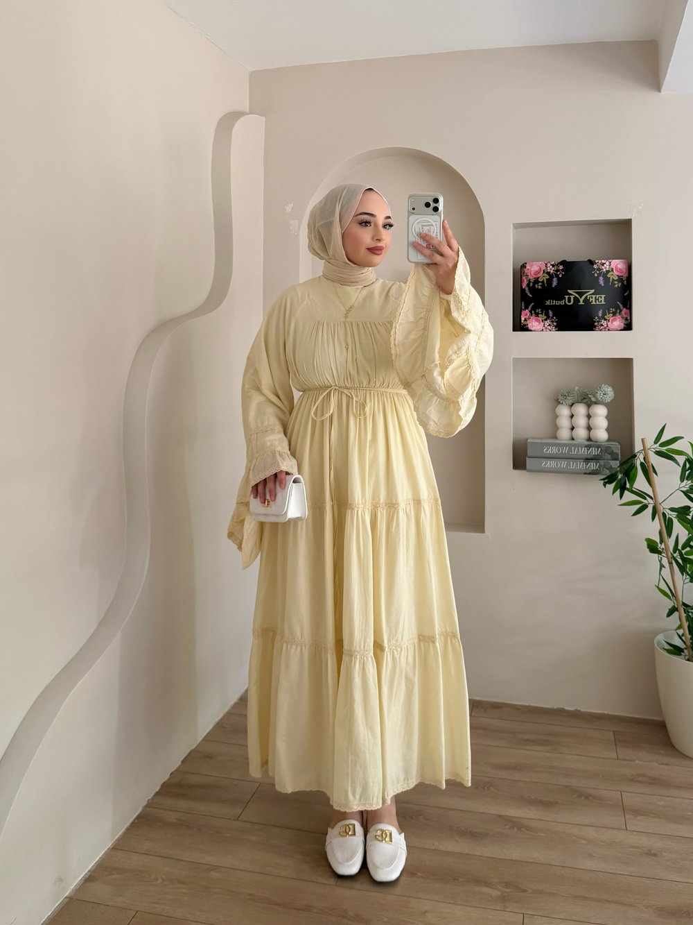 Puane Valon Kol Elbise