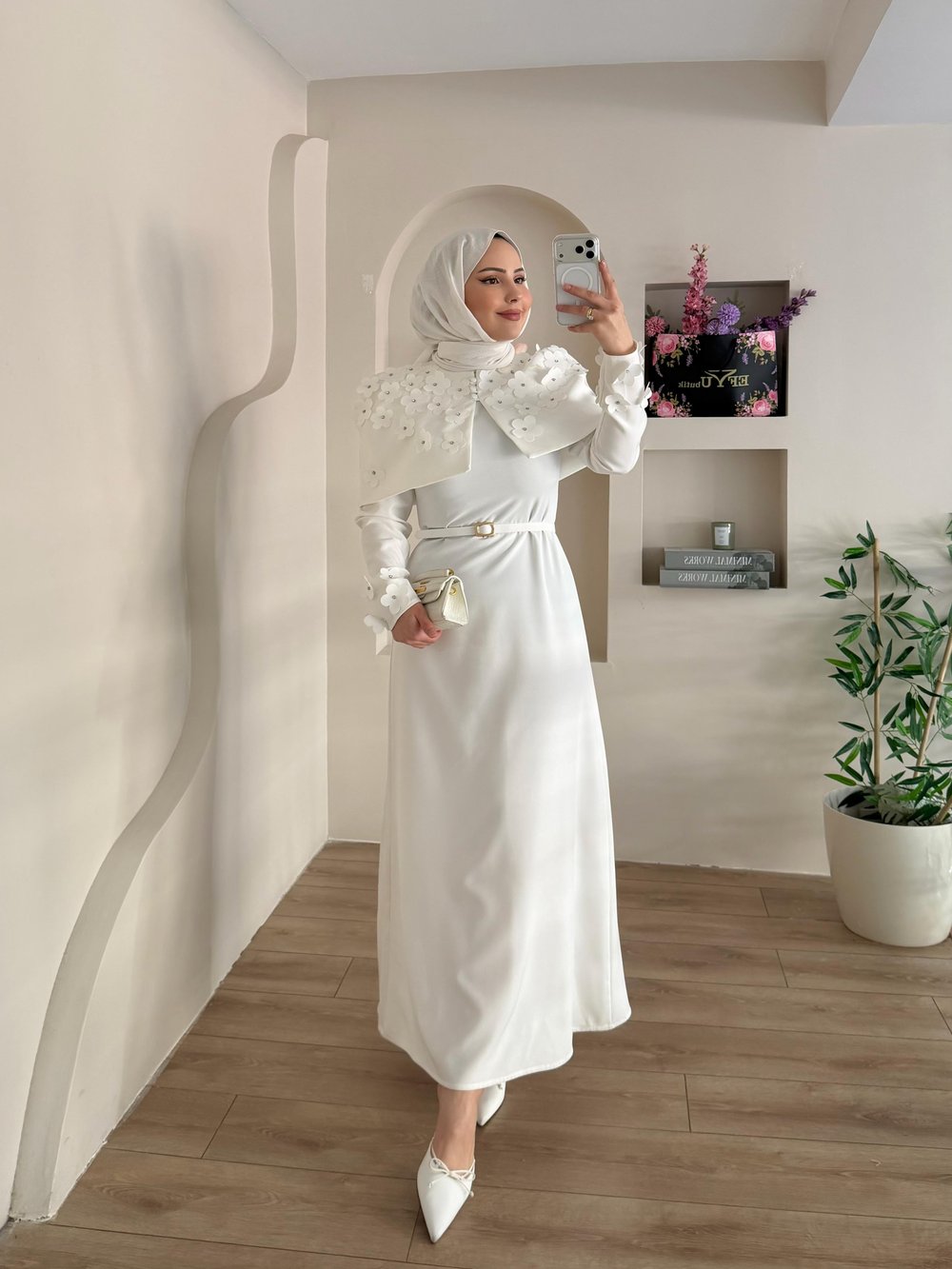 Seyyar Yakalı Sorella Elbise (ÖN SİPARİŞ BAYRAMDAN SONRA ÇIKACAKTIR) 