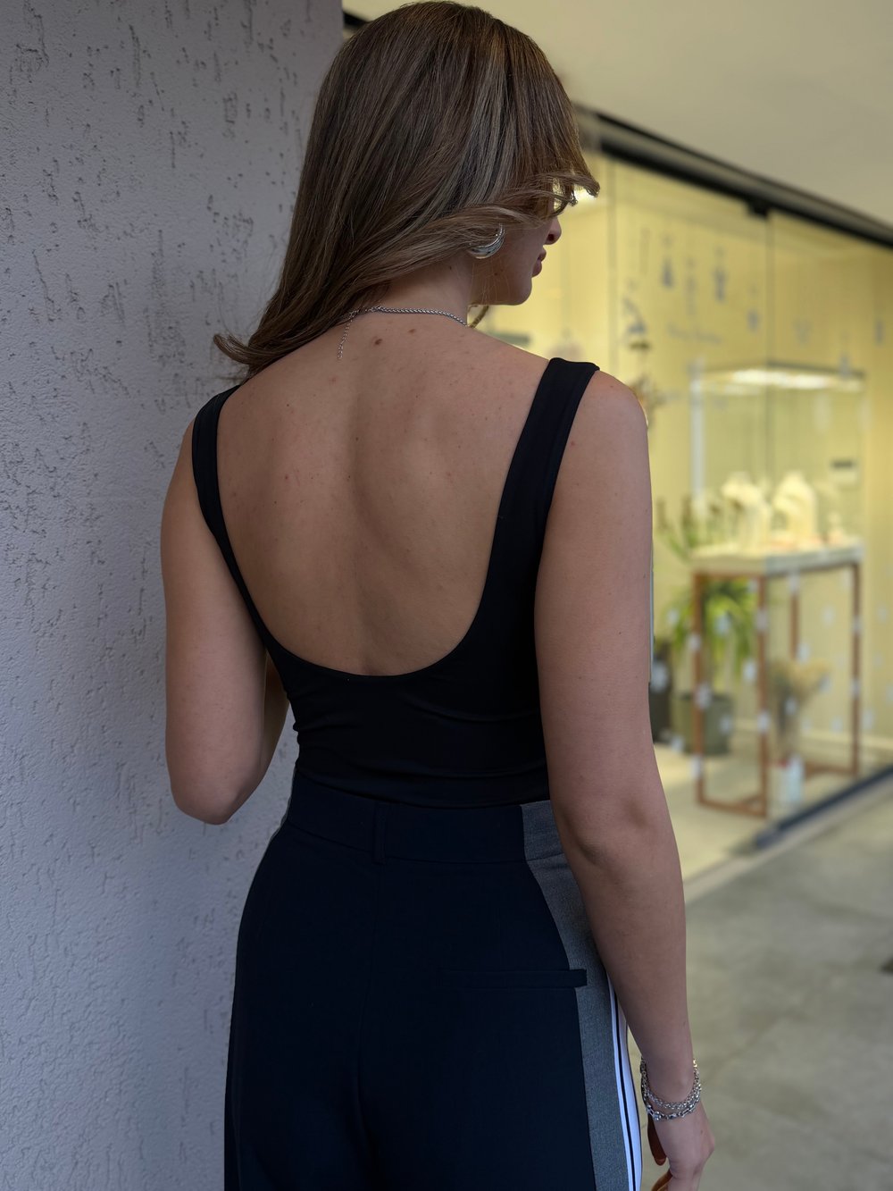  Taste çıtçıtlı bodysuit siyah