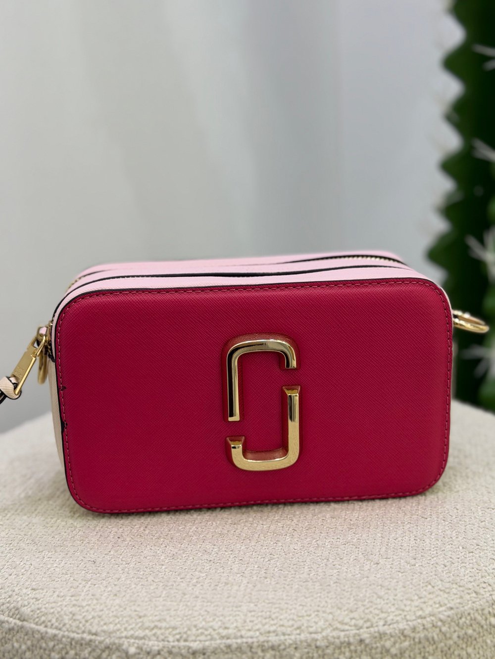 İthal Orj Marka Kutu Çanta Pembe