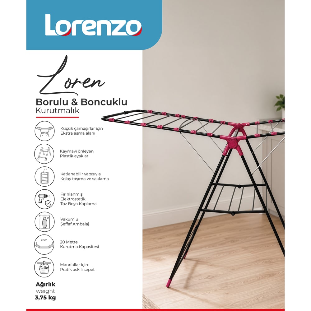 LORENZO - LOREN BORULU BONCUKLU KURUTMALIK