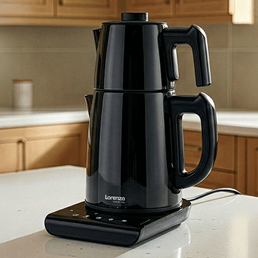SMART TEA 5 in 1 KONUŞAN ÇAY MAKİNESİ SİYAH