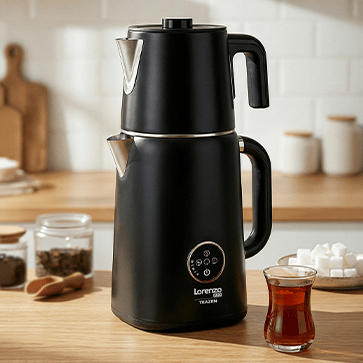 TEAZEN PRO DİJİTAL ÇAY MAKİNESİ MAT SİYAH