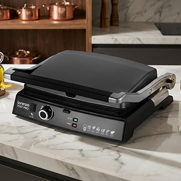 TOST PRO 2000 W 6 DİLİM TOST MAKİNESİ SİYAH