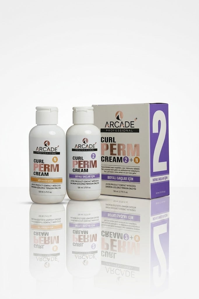 ARCADE PERMA İLACI BOYALI SAÇLAR İÇİN NO:2 110ML. VE NÖTRALİZATÖR SET 110ML.