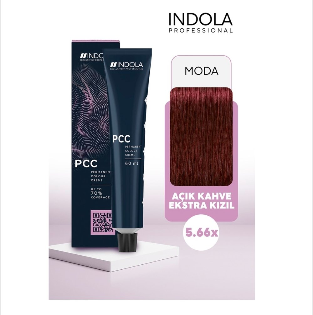 İNDOLA SAÇ BOYASI IND PCC 5.66 60 ML.