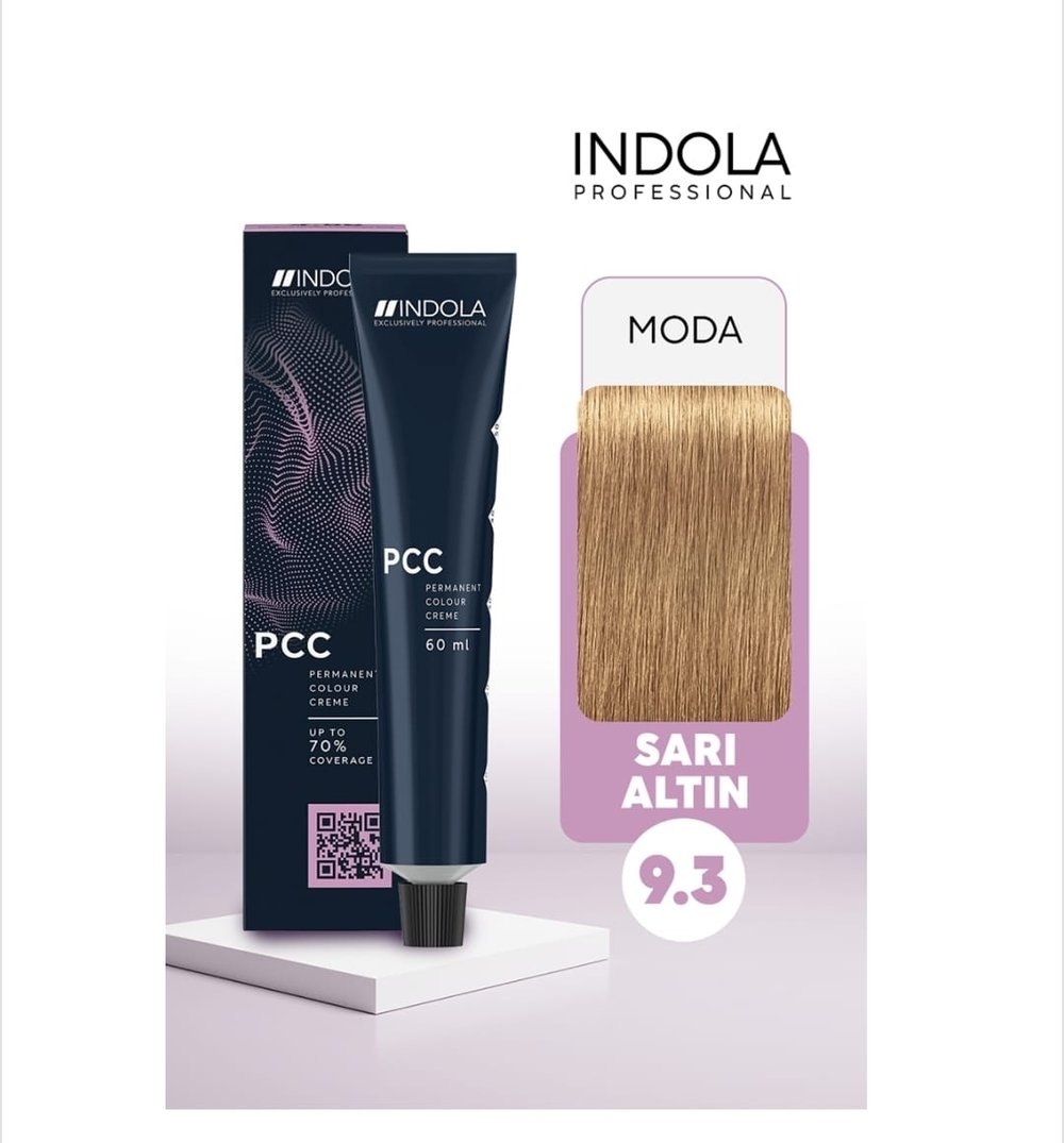 INDOLA SAÇ BOYASI SARI ALTIN IND PCC 9.3 60ML.