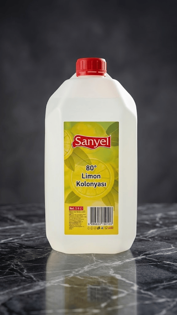 SANYEL LİMON KOLONYASI 80 DERECE 5LT.