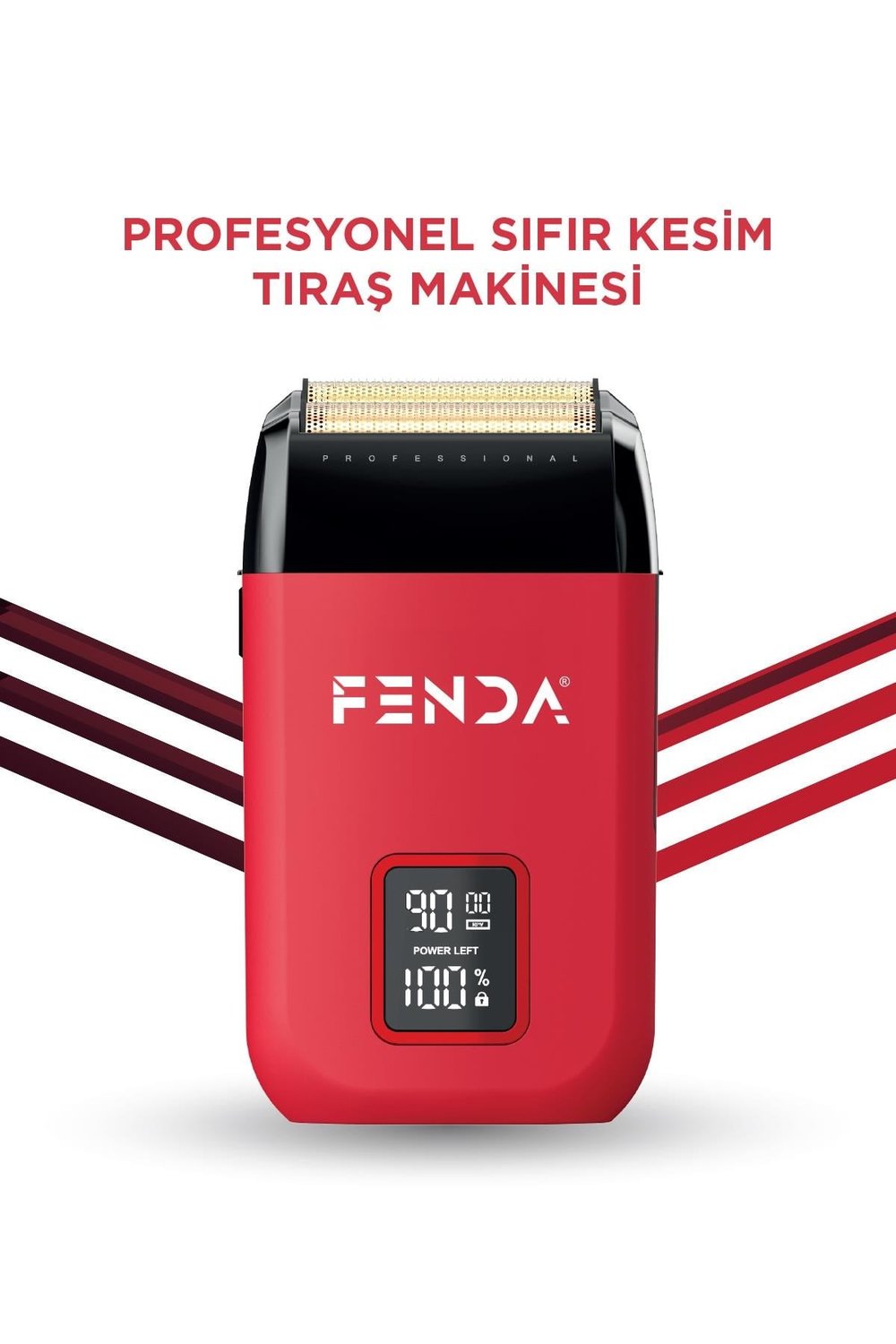 TRAŞ MAKİNESİ KIRMIZI SIFIR KESİM SAKAL MAKİNESİ