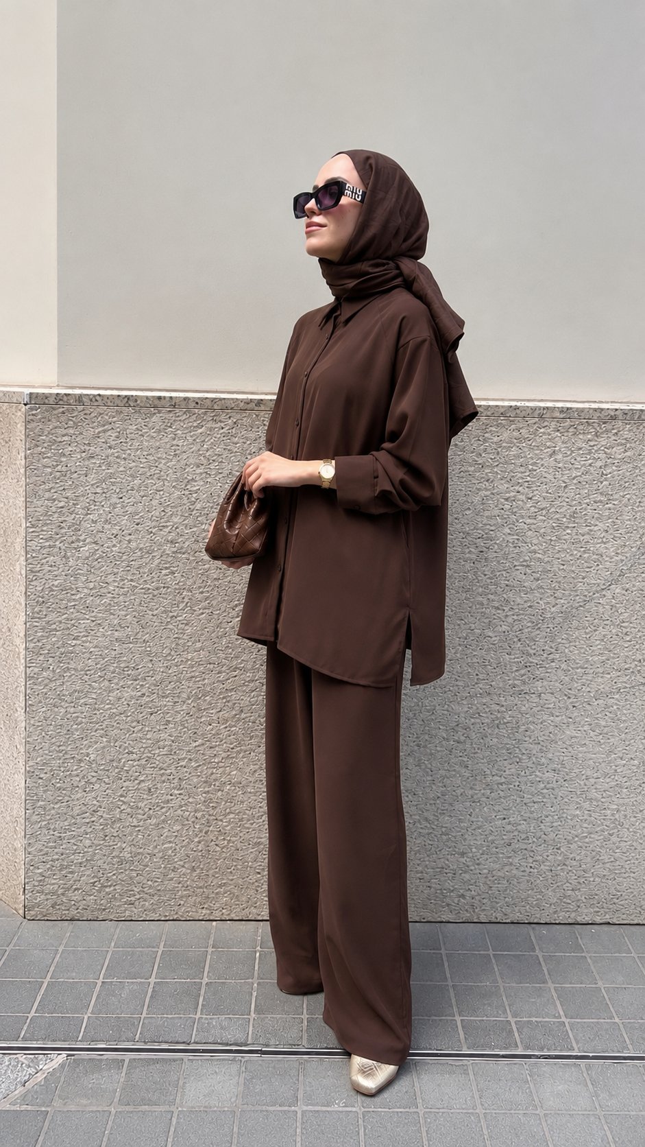 Casual Takım - Kahverengi
