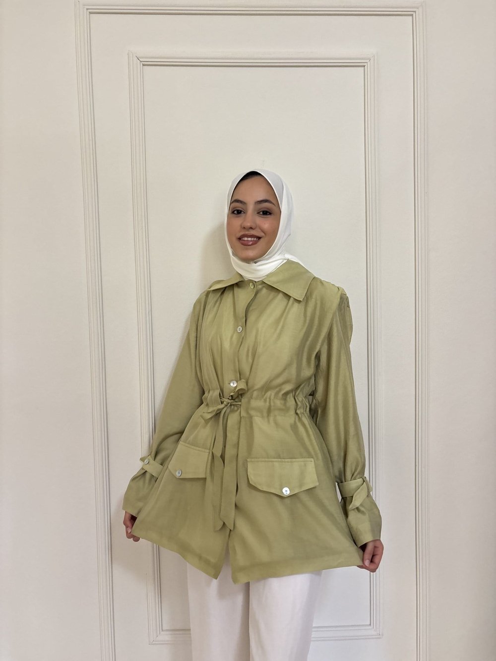 Tencel Ceket - Yeşil