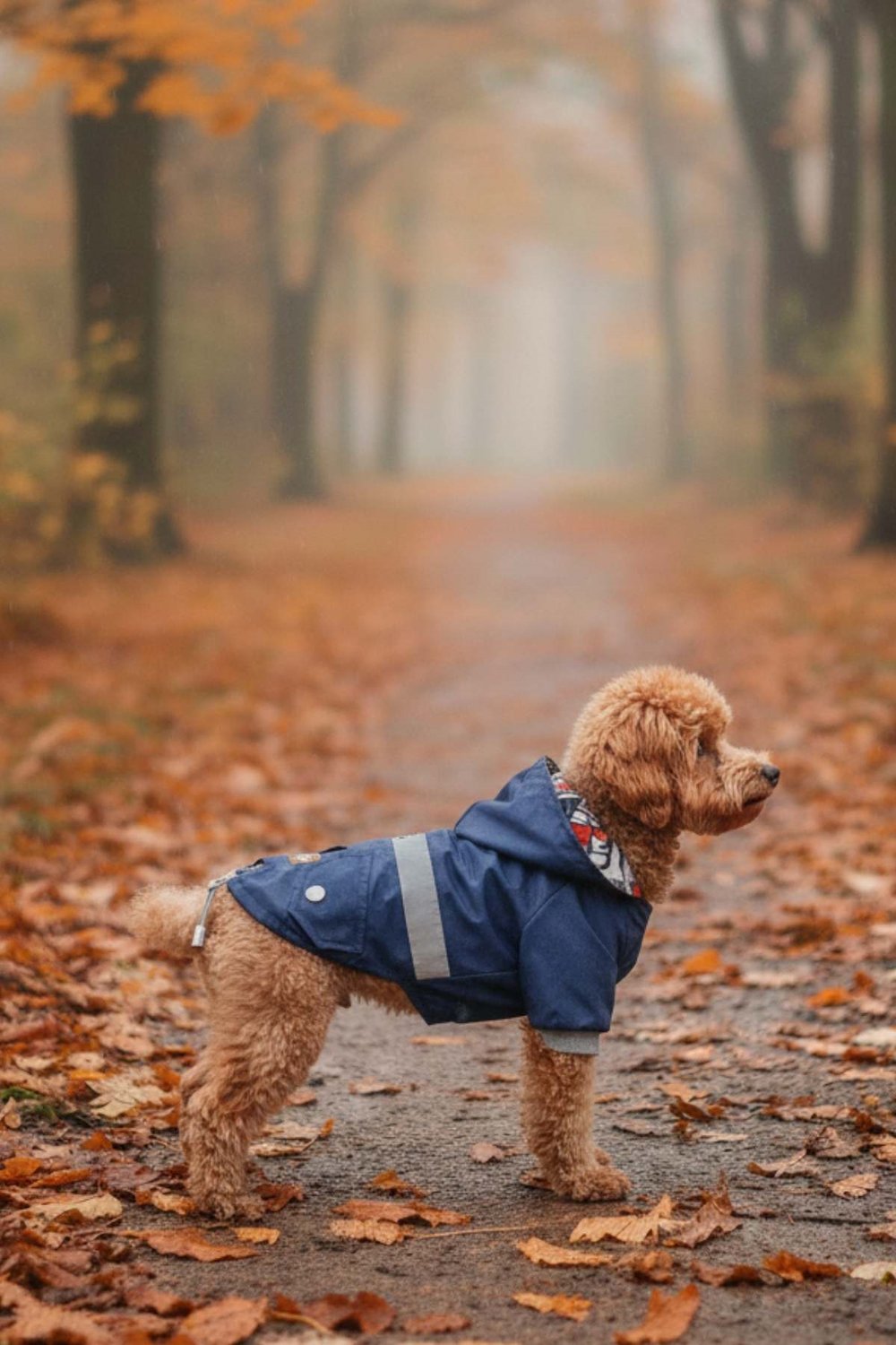 Köpek Yağmurlukları, Su Geçirmez Köpek Yağmurluğu, Lacivert
