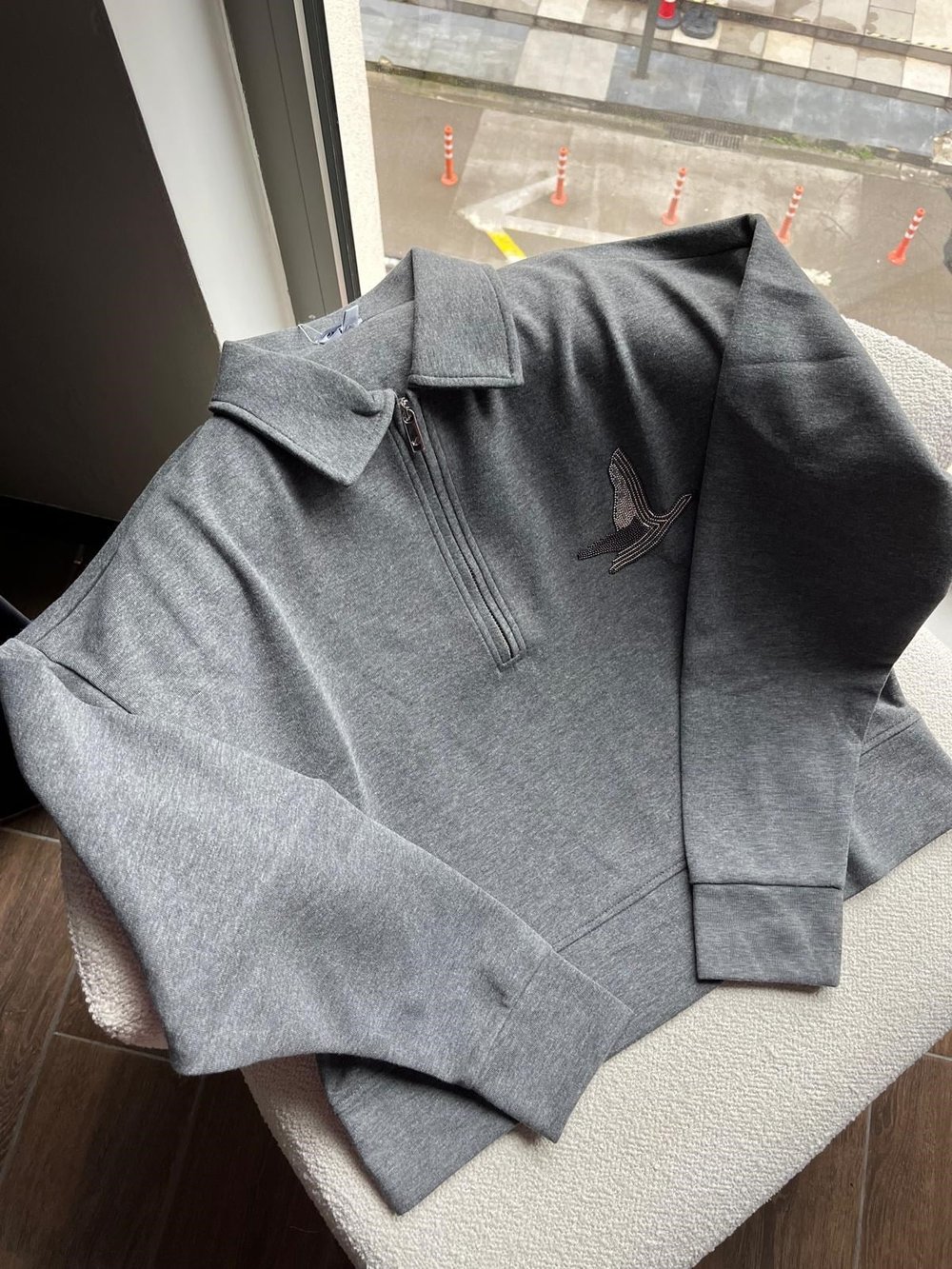 Fermuarlı Sweatshirt