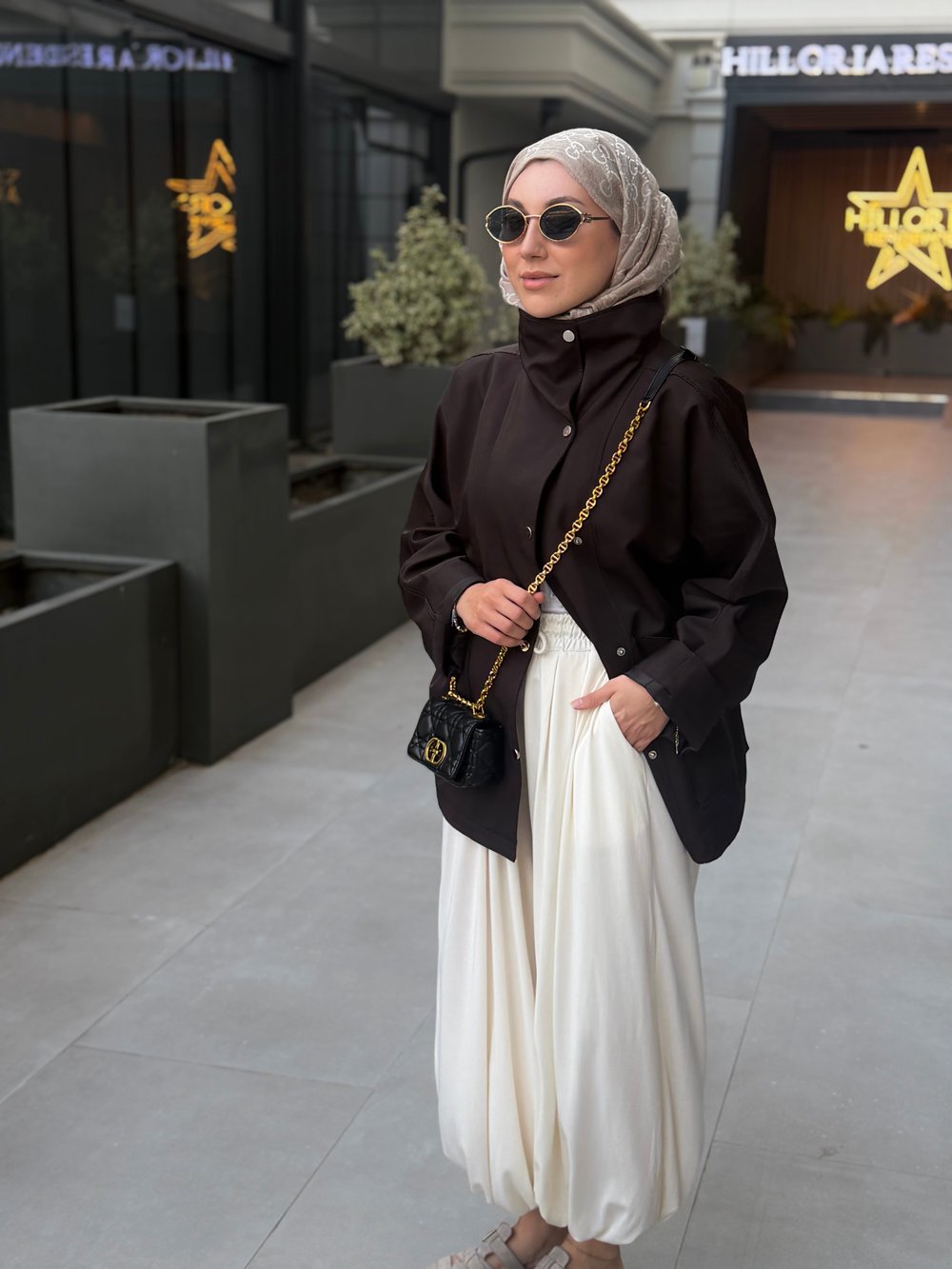 Oversize Dik Yaka Trençkot