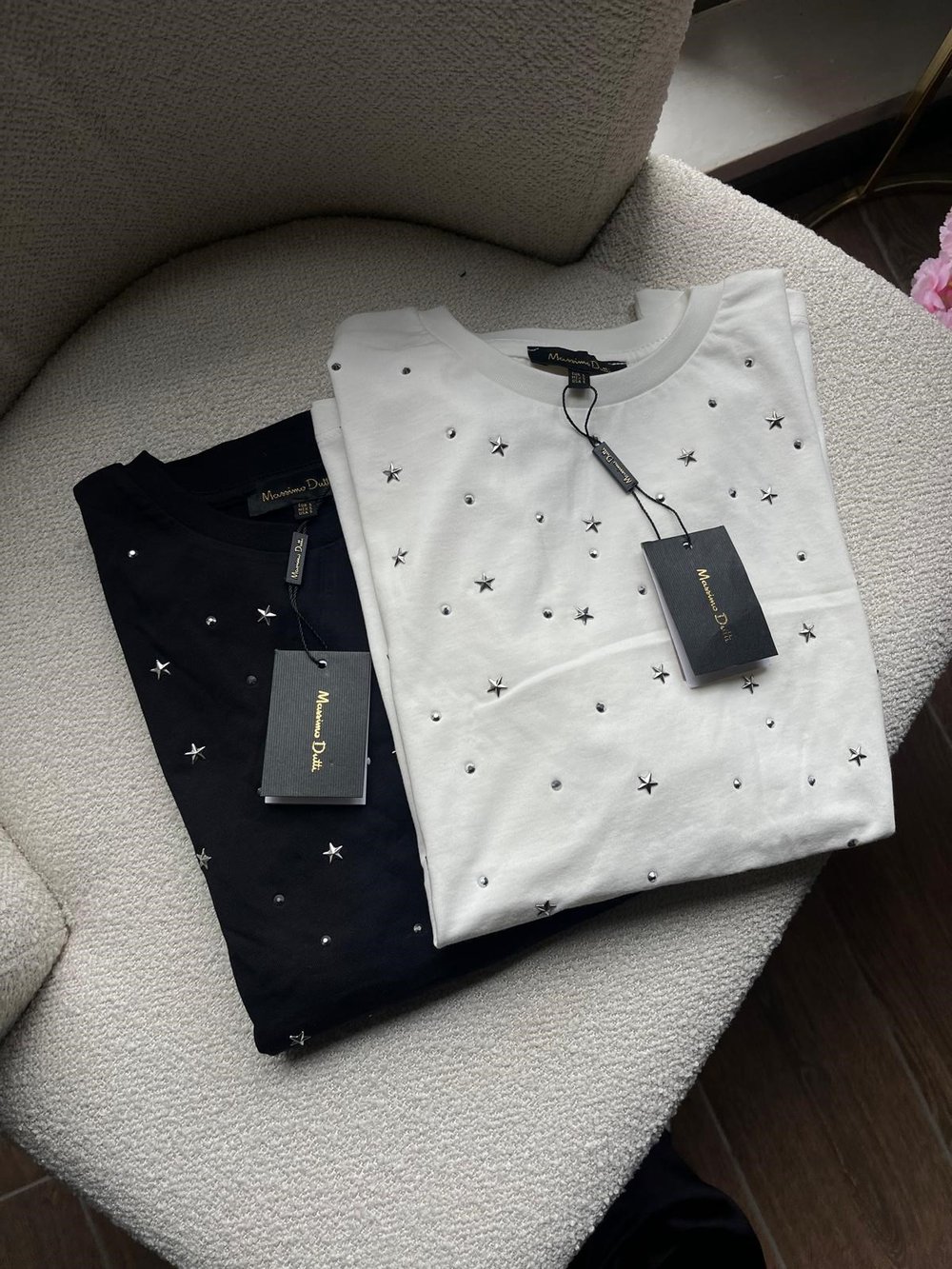 Yıldızlı Taşlı T-shirt