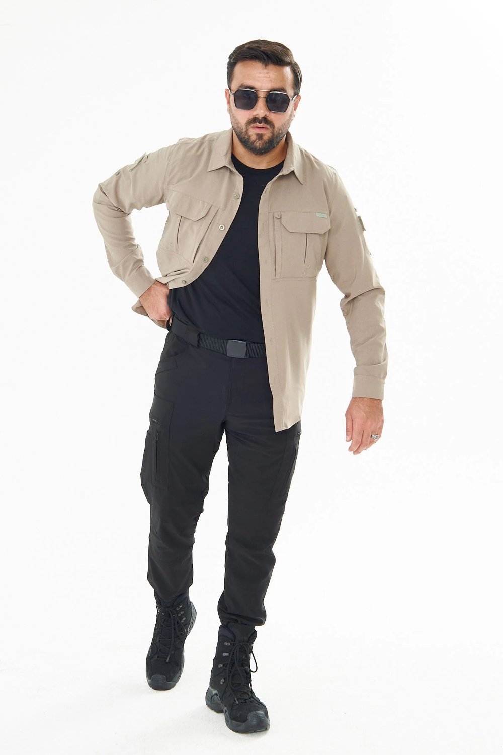 4lü Set Siyah-Çöl Kombin