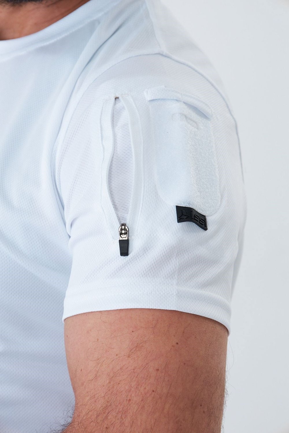 İSSİ 404 Patchli Dry Touch Tshirt Beyaz